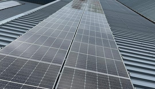 panneaux PV en toiture pour Bodart